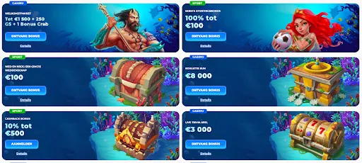 Posido Casino promoties en bonussen – tot €1500 + 250 gratis spins, sportweddenschappenbonus, cashback en trivia beloningen
